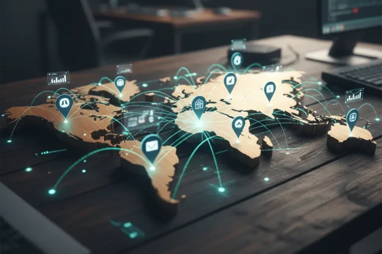 Local digital marketing agency network connecting businesses in your area