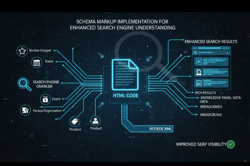 Schema markup implementation for enhanced search engine understanding