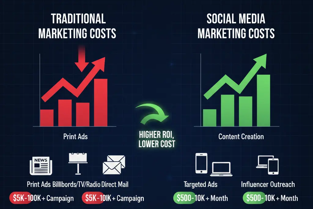 cost-effective social media marketing strategy comparison