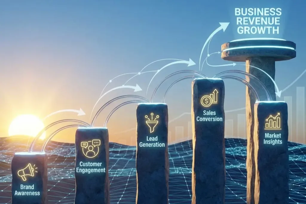 Key benefits of social media marketing for business revenue growth