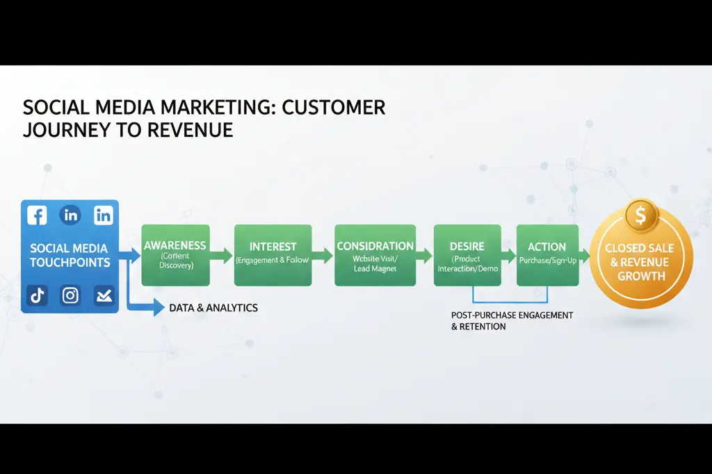 How social media marketing drives revenue through strategic customer journeys