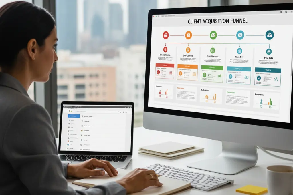 How to acquire clients for digital marketing company through online channels