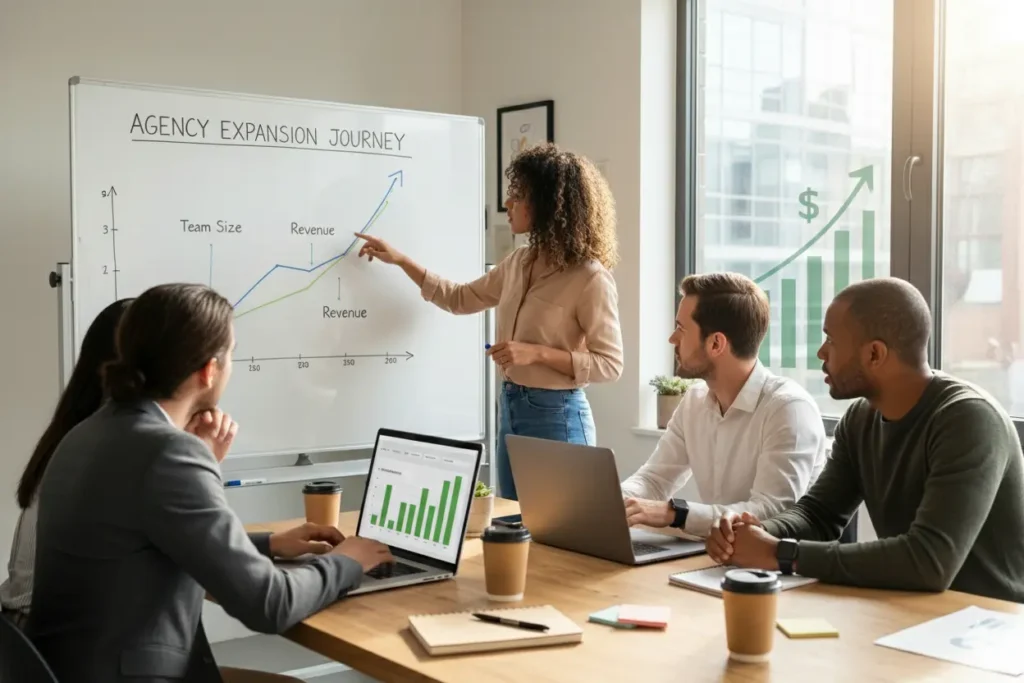 Scaling digital marketing company strategy with team and systems growth