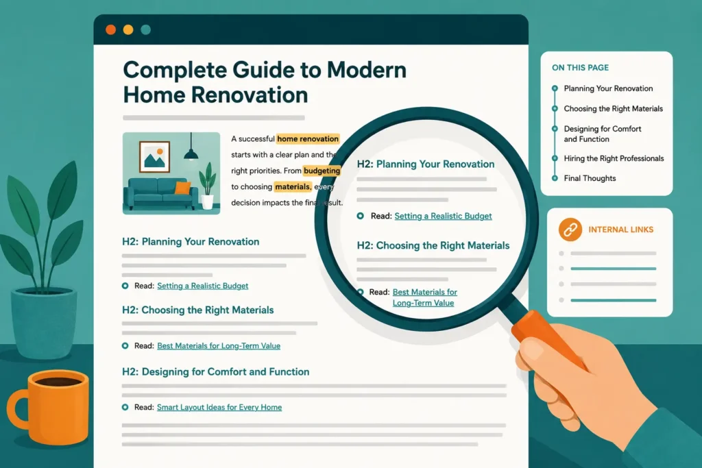 Blog post optimization for on page seo for hvac