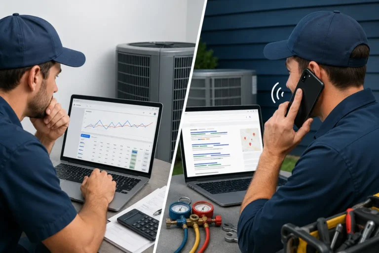 HVAC PPC vs SEO: The Real Numbers Behind Every Booked Job in 2026