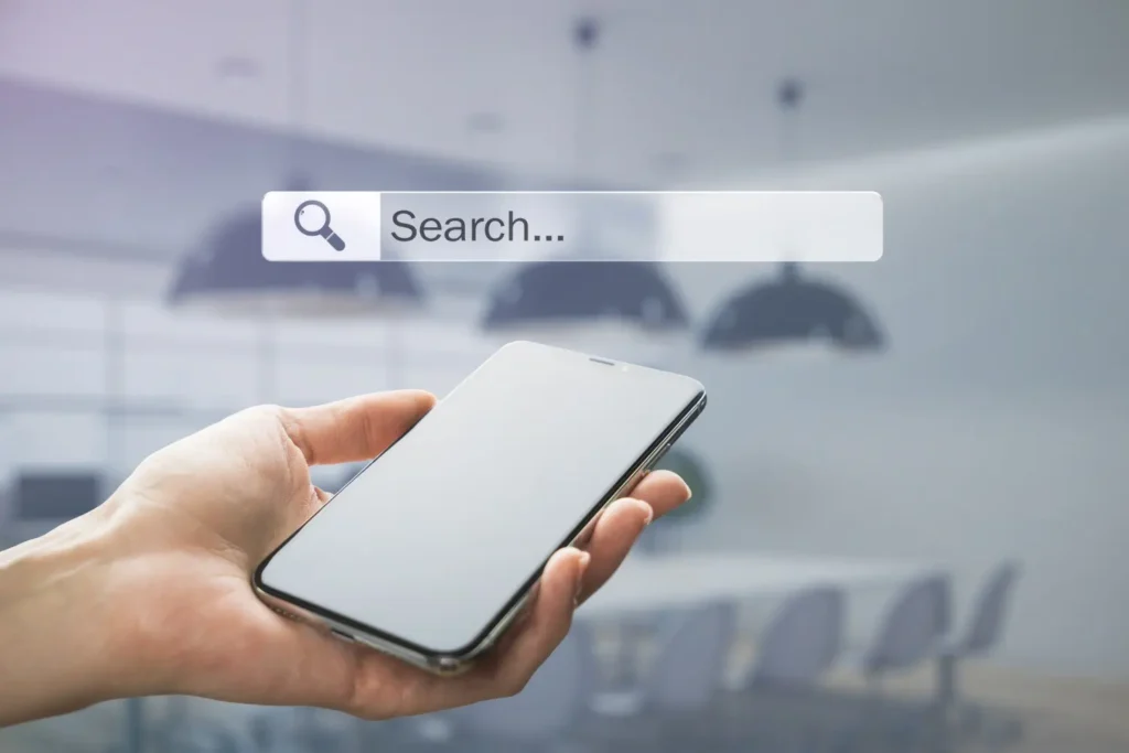 AI search recommending a local HVAC business.