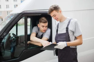 HVAC business owner comparing proposals from the best HVAC marketing agencies