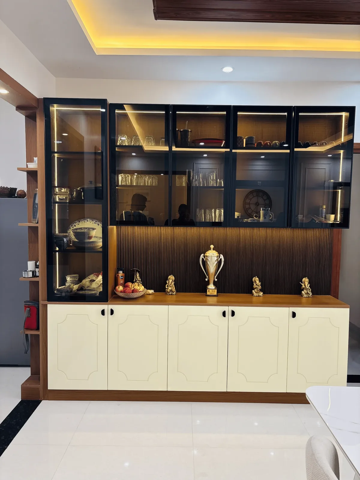 Crockery and display unit by Elegante Interiors