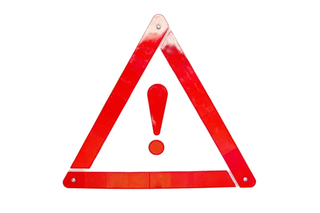 Six GEO agency red flags shown as warning icons