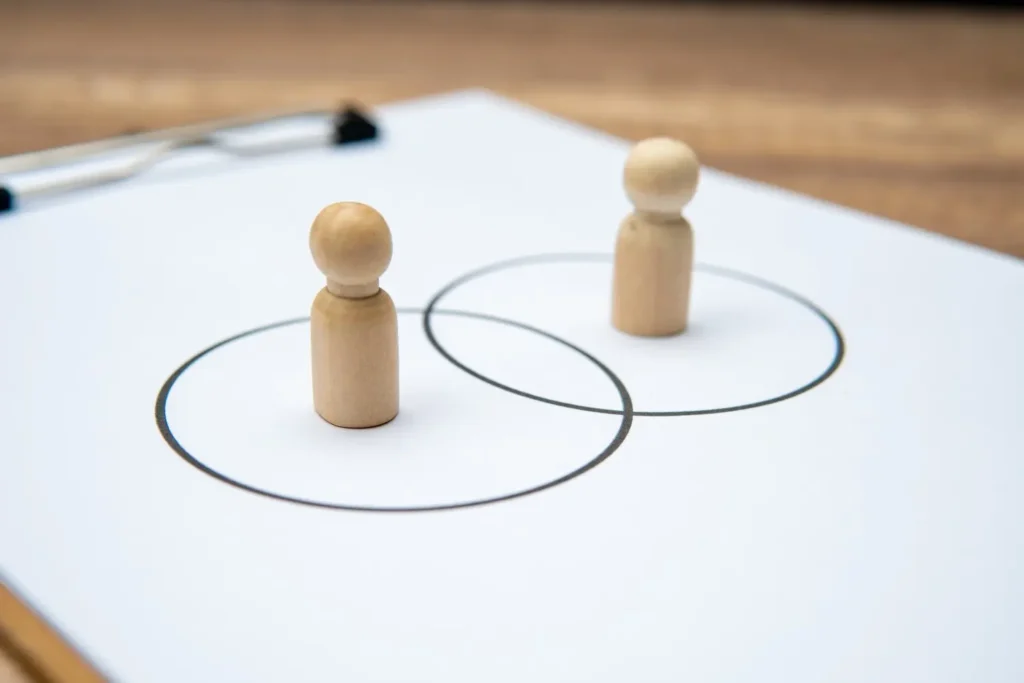 Venn diagram showing how much SEO and GEO work overlaps